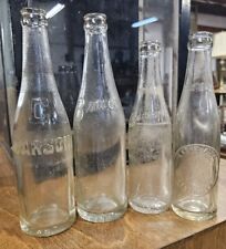 Vintage Lot Of 4 Early Soda Bottles From Gastonia, N.C. Orange Crush picture
