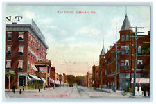 c1910 Main Street Green Bay Wisconsin WI Unposted Antique Postcard picture