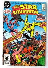 ALL-STAR SQUADRON #33 FREEDOM FIGHTERS - HOBERG - COPPER AGE DC COMIC - BAGGED picture