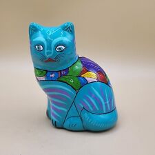Small Blue Talavera CAT Mexico picture