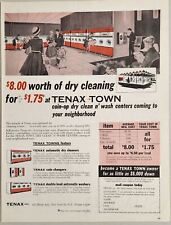 1962 Print Ad Tenax Town Coin-Op Dry Clean n' Wash Centers New York,NY picture