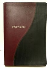 2003 Holy Bible Old and New Testaments Red Letters Giant Print Split Leather T24 picture