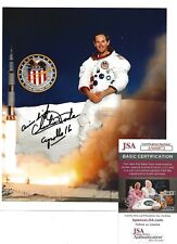 CHARLIE DUKE signed autographed official NASA photo JSA Apollo  picture