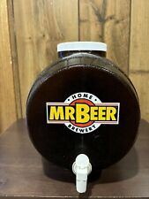 Mr Beer Home Brewery Keg Dispenser Brown Barrel/Beer Fermenting Keg At Home picture