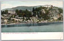 New York City Undivided Back Postcard The Banks of the Hudson Cranston River picture
