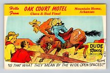 Mountain Home AR-Arkansas, Oak Court Motel, Advertisement, Vintage Postcard picture