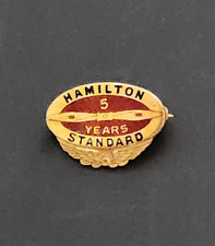 Vintage Hamilton Standard 5 Years Service Pin 10K Gold picture