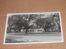 ADEL IOWA - 1930'S-1940'S ERA REAL-PHOTO POSTCARD - GREEN GABLE CABINS picture