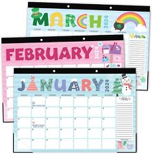 Doodle Large Desk Calendar 2023-2024 Calendar Desk Pad - 18 Month Calendar... picture