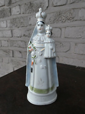 Antique porcelain statue madonna picture
