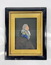 Vintage Wax Portrait Of British Admiral Earl St. Vincent Framed picture