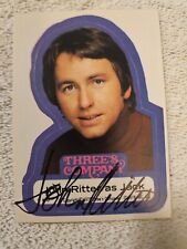 John Ritter Vintage Three's Company Hand Signed Sticker Topps Card picture