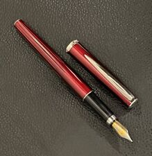 WATERFORD Fountain Pen Red 1783 Sz M Seahorse Nib picture