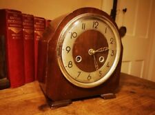 Lovely 40's Bentima, Perivale Movement 8 Day Clock Key Not Included Display/Prop picture