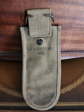 WWII WW2 US Wire Cutter Pouch Khaki Early War Dated 1942 Felt Novelty MFG picture