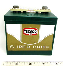 Vintage Texaco Super Chief Automobile Battery AM Transistor Radio Oil Gasoline picture