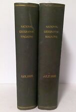 1926 NATIONAL GEOGRAPHIC MAGAZINE 2 Bound Volumes No. 49 & 50 AIRPLANE ARTICLES picture