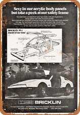 Metal Sign - 1974 Bricklin SV-1 Automobiles - Vintage Look Reproduction picture