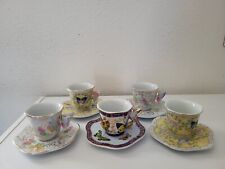 Set Of 5 Miniature Cup And Saucer Set picture