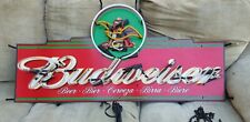 [Rare & Vintage] Budweiser (Anheuser Busch) 4ft Neon Sign picture