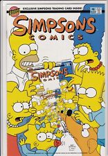 SIMPSONS COMICS #4 With Trading Card HOT 1994 NM+ 9.4+ Classic Infinity Cover picture