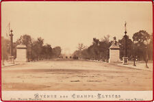 PARIS ~ AVENUE DES CHAMPS - ELYSEES FRANCE ~ c. - 1885 picture