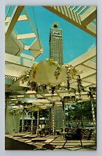 Queens NY-New York, In The Pavilion Courtyard, Vintage Postcard picture