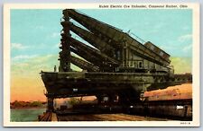 Postcard Hulett Electric Ore Unloader, Conneaut Harbor Ohio Unposted picture