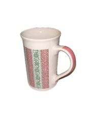 Tall Mug Royal Norfolk Green and Pink Paisley Coffee Cup Mug picture