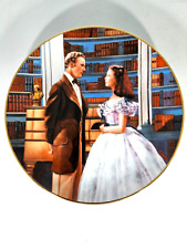 Vintage Gone With the Wind Collector Plate 1991 , A Declaration of Love  Ceramic picture