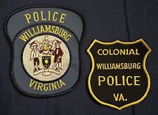 Vintage And New Mix Lot Virginia Sheriff Police Patch 2 Colonial Williamsburg picture