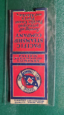 1930's Pacific Steamship Company Diamond Quality  Matchbook Matchcover picture