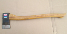 Vintage Snow & Nealley Co Bangor ME Axe Ax 2 1/2  w/ Orig Handle & Label picture