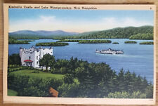 Kimball's Castle & Lake Winnipesaukee NH Postcard 1950s Unused Tichnor Bros picture