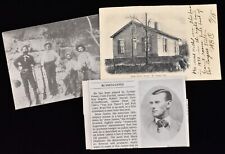 c1918 Original Post Card Jesse James' Home St. Joseph Missouri w/Press Clippings picture
