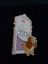 Gent Pre-O Disney Auctions Lady & the Tramp Lady's Dressing Room Door LE1000 Pin picture