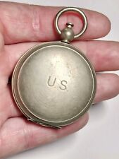 ?VTG WW2 WITTNAUER US Army Military Pocket Compass Signed K-1626-2 picture
