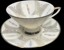 Vintage Winterling Roslau Bavaria Cup & Saucer Gold Astro Mid Century Design picture