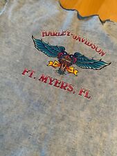 HARLEY DAVIDSON MOTORCYCLES FT MEYERS FLORIDA RIDE FREE GRAPHICS PULLOVER SZ M picture