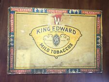 Vintage King Edward The Seventh Invincible Mild Tobaccos Cigar Box - USED picture