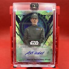 2022 Star Wars Signature Andrew Woodall as Recruitment Officer Auto 02/25 🌌 picture