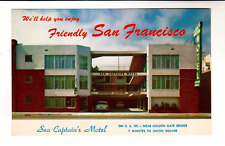 SEA CAPTAIN’S MOTEL, 2322 LOMBARD ST., SAN FRANCISCO, CALIF. – 1950s Postcard picture