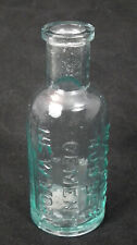 Antique Vintage Majors Rubber Cement New York Bottle Green Round Aqua picture