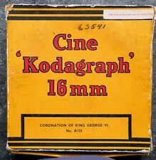 Film of  KING GEORGE V1 CORONATION. Vintage footage.No.A155, UNTESTED. Kodagraph picture