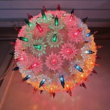 Vintage Christmas Multi Colored Light Sphere/Ball 6” picture