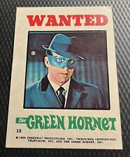 1967 Topps Green Hornet Set Break Sticker #15 Mid-Grade No Creases Nice Surface picture