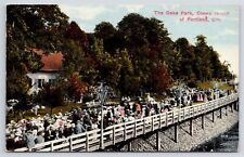 Postcard c1920 Oaks Park Amusement Park Portland OR Oregon picture