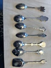 Rare, Unique, Vintage Souvenir Collector Spoons spanning many decades. Qty. 17 picture