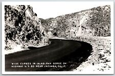 Jacumba CA U.S. 80 in IN-KO-PAH Gorge  RPPC california picture