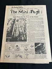 #18f THE MINI PAGE  April 1, 1973 Sunday Comics Section TREES OF THE FUTURE picture
